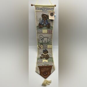 Teddy Bear Tapestry Wall Hanging